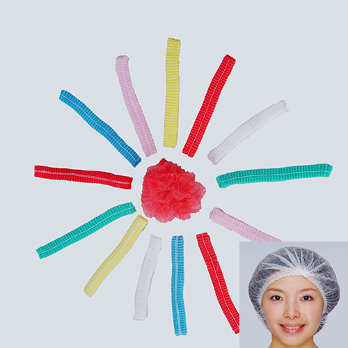 Disposable surgical white/blue bar caps with best Wholesale Price,19',elasticated