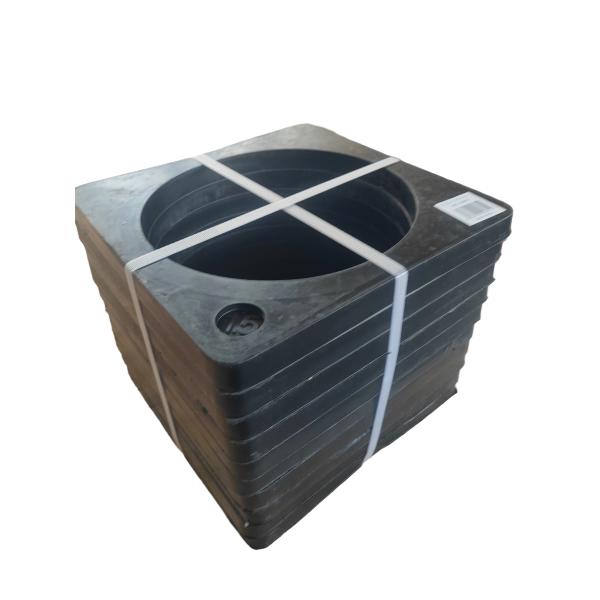 3kg Traffic Cone Base Weights Anti Fall Rubber Base Weight 370*370mm