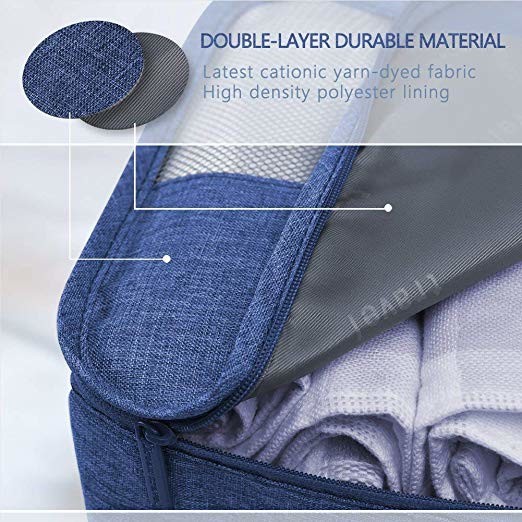 Large Capacity Bra And Underwear Travel Bag Packing Cubes 8pcs Organizers Set