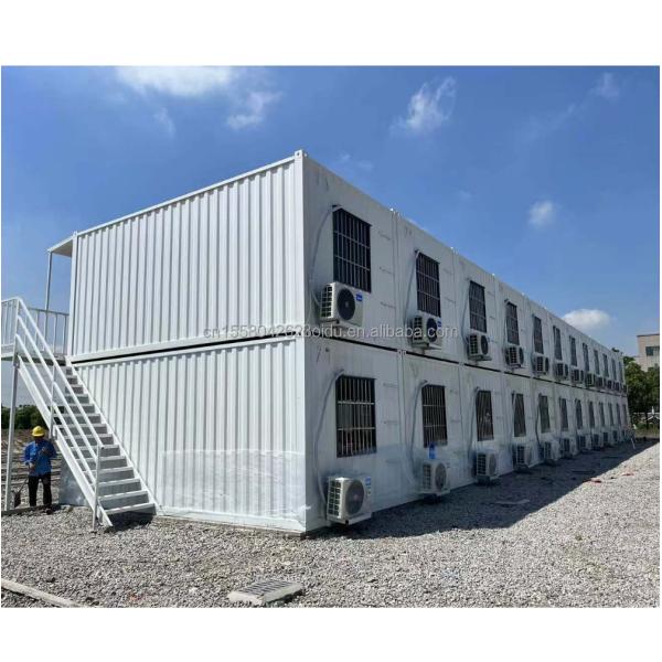 Quick Assembly Portable Flat Pack Container House for Modern Office Beach House and Construction Engineering Camps