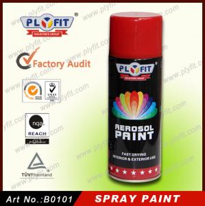 Cheap Liquid Coating Tinplate Can 400ML ISO9001 Acrylic Spray Paint wholesale