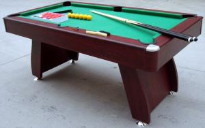 Cheap Modern Design Billiards Game Table 6ft Snooker Table MDF Solid Wood With PVC Laminated wholesale