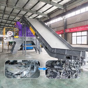 Cheap Vehicles Shredder Scrap Metal Processing Plant Automobile Shredding And Separation Machine wholesale
