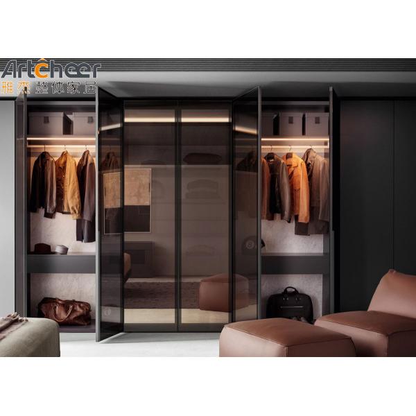 Customize Size Wooden Hinge Door Bedroom Wardrobe Design for European Market in Wood
