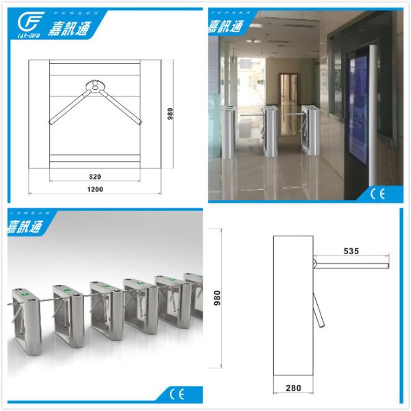 Stainless Steel Tripod Electronic Turnstile Gates for Supermarket