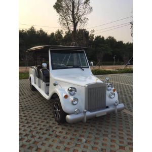 China White Vintage Touring Car 48V Motor Glass Reinforced Plastics 8-10 H Charging  Time on sale