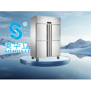 Dual Compressor Commercial Kitchen Refrigerator Freezer Stable Operation