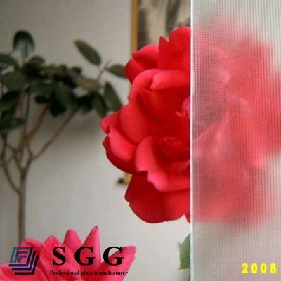 Internal Decoration Glass Clear Patterned Glass 4mm with ISO9001&CE