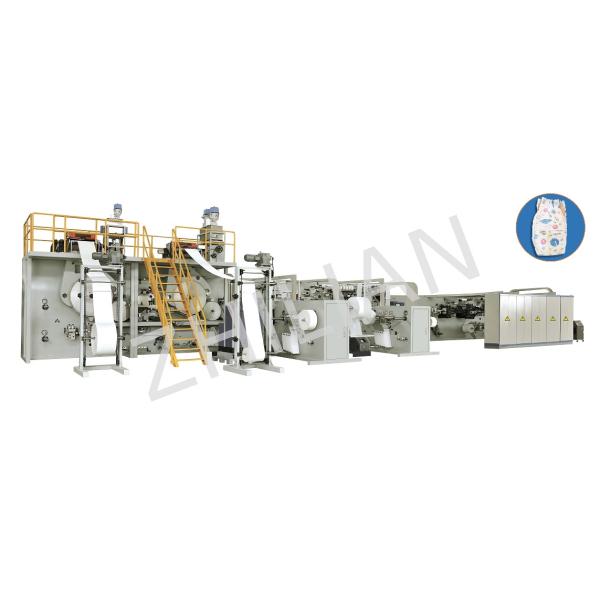 Full Width Waistband Type Baby Diaper Machine Fully Automated
