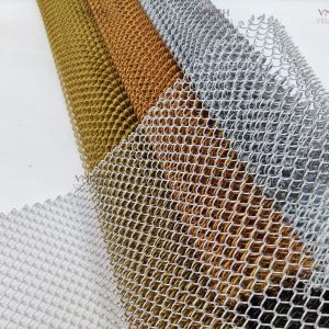 Chain Link Metal Mesh Room Divider Curtain 6x6mm Powder Coated