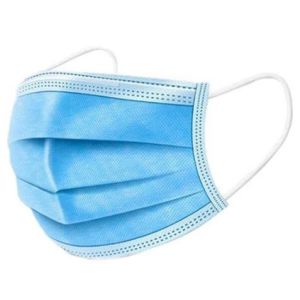 Cheap Adult Disposable Face Mask Blue And White Flexible Adjustable Earrings wholesale