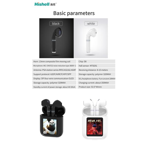 Magnetic Cover Sports Bluetooth Headset Waterproof Wireless With Screen