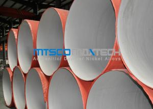 China ASTM A312 Welded Pipe Plain Ends , Stainless Steel Thin Wall Pipe With RT on sale