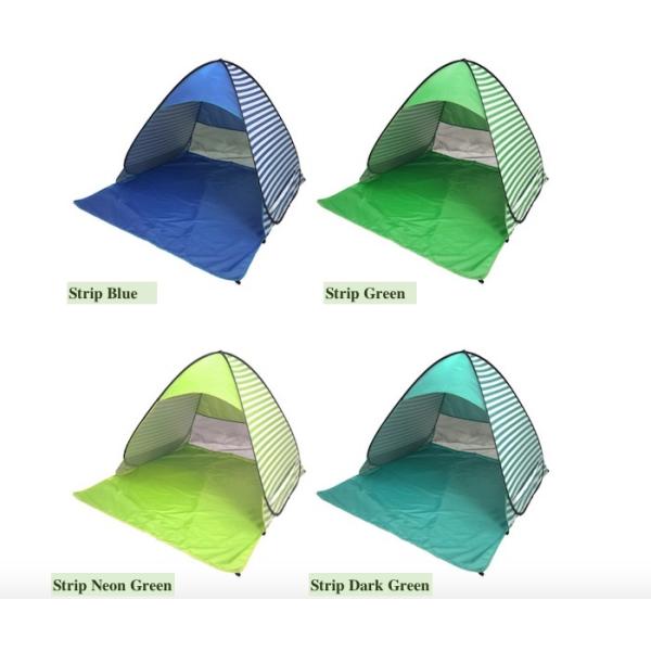 190T Festival Camping Tent Silver Coated Polyester Sunproof Pop Up Canopy 165X200X130cm