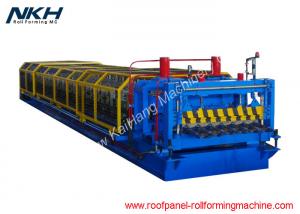 Cheap 34mm Height Roof Tile Roll Forming Machine Blue Metal Sheet Making Machine wholesale