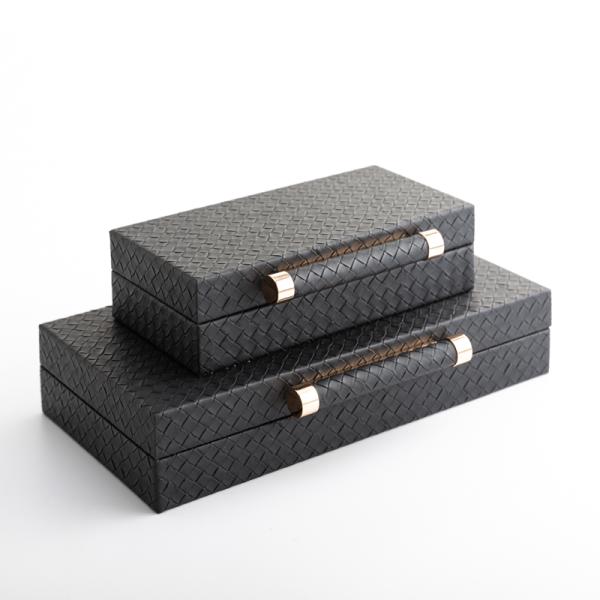 Leather MDF Jewellery Container Box