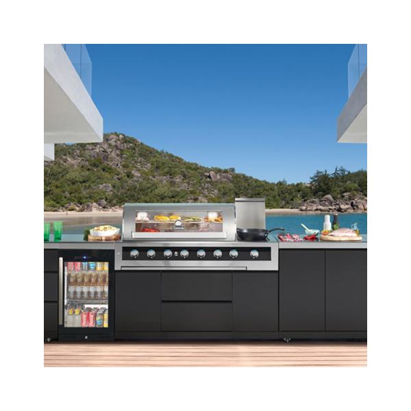 Pull Out Basket Outdoor Kitchen Cabinets Stainless Steel Material