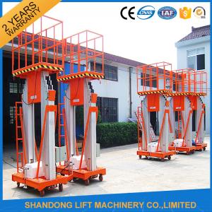 Cheap 200kg 10m Movable Aerial Work Platform Lift , Hydraulic Safety Work Platform Rental wholesale