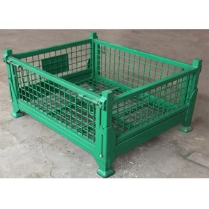Buy cheap Powder Coated Wire Mesh Storage Stillage Collapsible Medium Duty from wholesalers