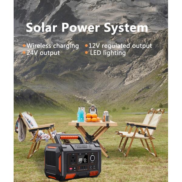 Home Outdoor Emergency Battery Backup Solar Charger Portable Generator Power Station