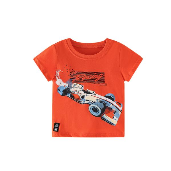 1.3M 51in Children'S Sports Shirts Short Sleeve Sport Breathable Cartoon Print