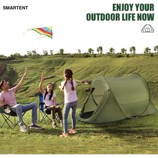 Lightweight Portable 2-Person Versatile Pop Up Camping Tents For Camping, Beach Awnings And Outdoor Activitie