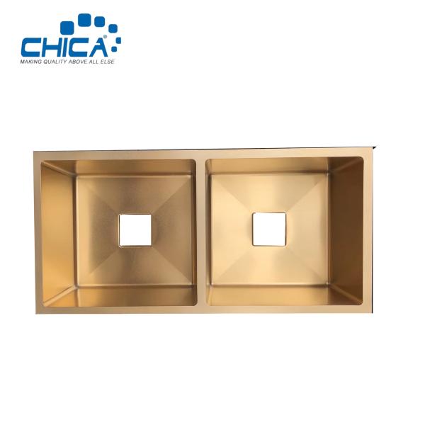 Luxury Stainless Steel Kitchen Sink Hot Sale Kitchen Sink Double Bowl Topmount Kitchen Sink