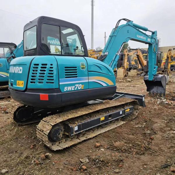 SWE70E 7t Used Mini Excavator Secondhand Construction Machinery