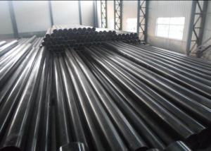 China Straight Seamless ERW Black Steel Pipe , Grade B Welded Round Steel Tube on sale
