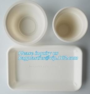 Cheap SUGARCANE CUP PLATE BOWL CONTAINER,PLA DISH TRAY, CULTERY, STRAW, ECO DINNERWARE BIO BAGASSE STARCH BAGPLASTICS BAGEASE wholesale
