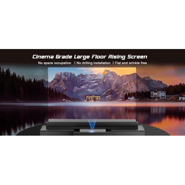 PVC Motorized Projection Screens 90 Inch Screen For Ultra Short Throw Projector