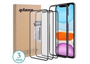 China Anti Scratch 9H 3D Matte Tempered Glass Protector 3 Pack With Install Kit on sale