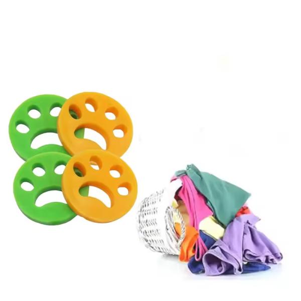 4 Pack Pet Cleaning Tools Reusable Laundry Pet Hair Catcher Manual