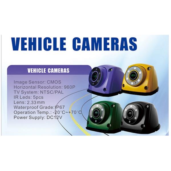 1080P Vehicle 5m HD DVR Dash Cam For School With Cctv System 2.33mm Lens