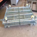 Foldable Design Metal Mesh Storage Containers Rust Resistant For Convenient