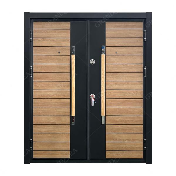 Grandsea Entrance Luxury Double Front Armored Steel Exterior Turkish Others Porta Security Door for Home