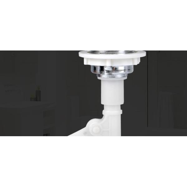 Durable Toilet Cistern Single Flush Button Replacement Single Flapper Flush Valve Conversion Kit