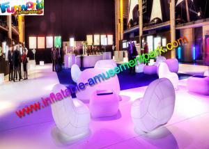 Cheap Blow Up Wedding and Event Sofa Chair, LED Lighting Inflatable Furniture, Outdoor Party Air Sealed Chair wholesale