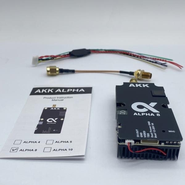 8W5.8GHz-6.0GHzAnalog VideoTransmitterUltimate Long Range FPV Solution forDrones
