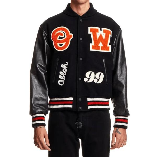 2023 Winter OEM Custom Logo Vintage Boy Leather Coat Sport Baseball Jacket Bomber Jacket Lettermen Jacket for Men