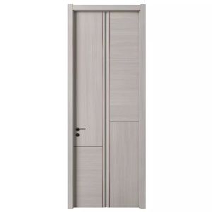 Internal Room Waterproof Bathroom Door Modern Wooden Panel Design
