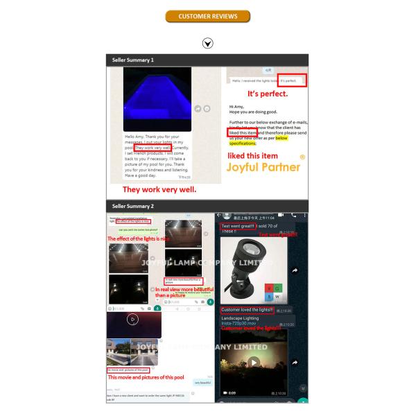 316 Stainless Steel RGBW Underwater Light 4 In 1 40W DC24V LED Swimming Pool Lights