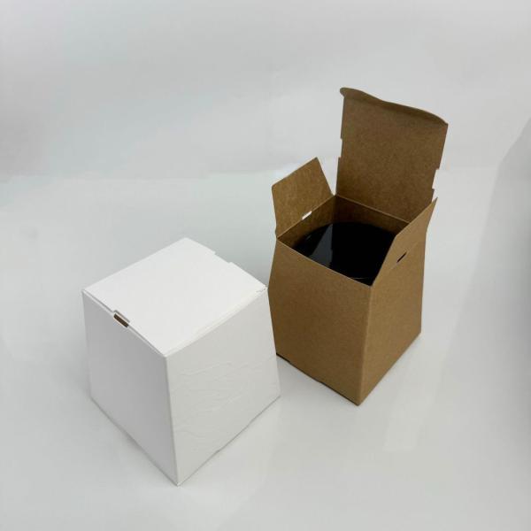 Hot Foil Stamping Corrugated Paper Cans Packaging Cardboard Paper Tube Candle Packaging