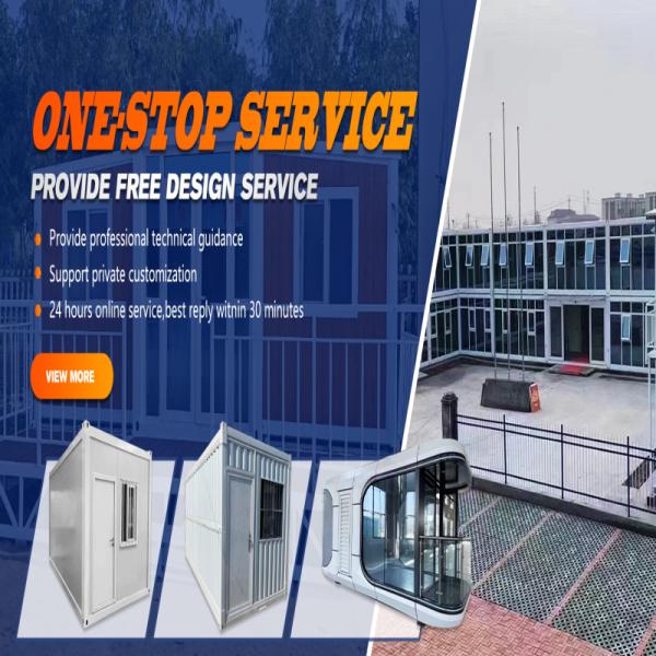 20ft Foldable Prefabricated Container House for Workshop Warehouse Construction Office