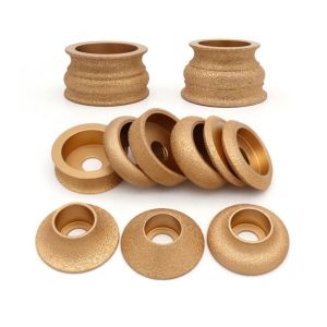 Hole Dia 20mm Ceramic Grinding Diamond Profile Wheels Vacuum Brazed