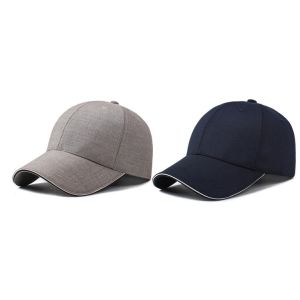 Cheap Custom Polyester Embroidery Baseball Caps 6 Panel Cotton Caps 62cm wholesale