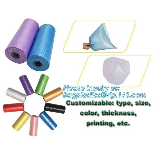 Nappy Baby Disposable Diaper Sacks, Degradable scented disposable baby diaper sack, green tie handle baby diaper sack