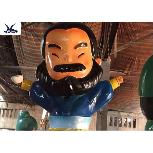 Life-size Fiberglass Figure Statue With Cartoon Shape For Cinema Hall Decoration