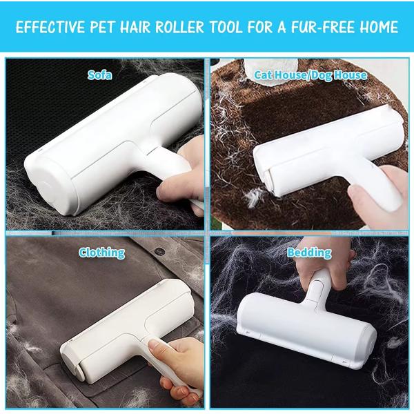 Plastic Pet Cleaning Tools Custom Logo Dog Lint Rollers Reusable