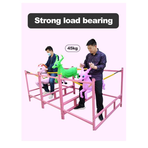 1.5Kw Amusement Park Rides Single Player Unpowered Rocking Horse Ride On Toy